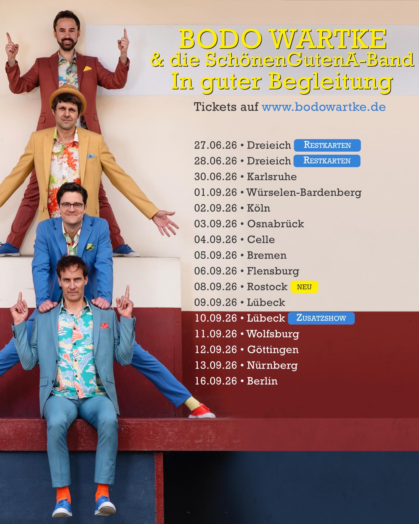 Bodo Wartke Tour Poster 2026–2027